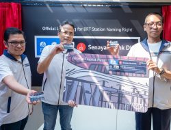 Sinergi Bank DKI dan Transjakarta Resmikan Penamaan Halte Transjakarta Senayan Bank DKI